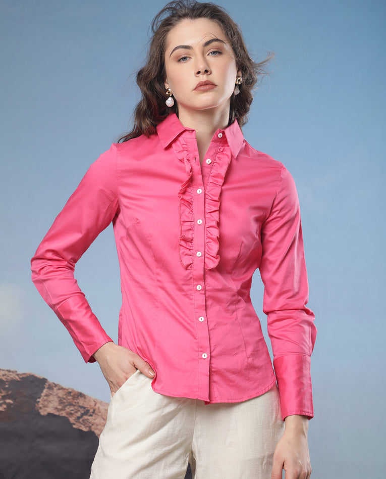 pink shirts for women